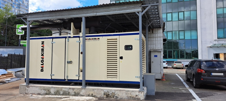 Дизель-генератор Dalgakiran 1250 кВА для резервного електропостачання бізнес-центра в м. Київ