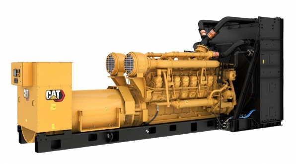 Газовый генератор Cat CG132B-12 (электрическая мощность 600 кВт, тепло 618 кВт)