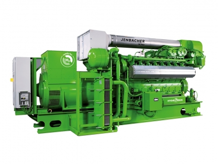 Газовий генератор Jenbacher J 316 (електрична потужність  851 кВт, тепло 991 кВт)